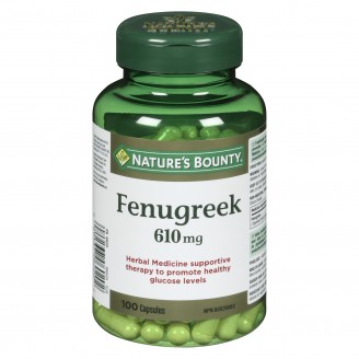 Nature's Bounty Fenugreek, 100 Capsules
